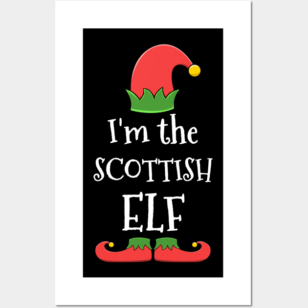 Scottish Elf Costume for Matching Family Christmas Group Wall Art by jkshirts